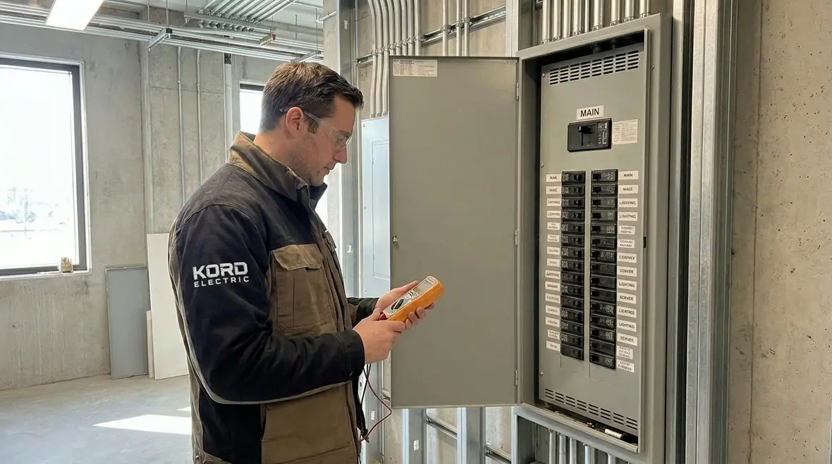 Backup power equipment supporting a retail business during an outage