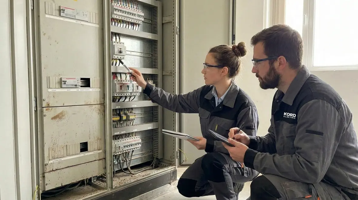 Engineers designing reliable commercial electrical distribution for continuity power