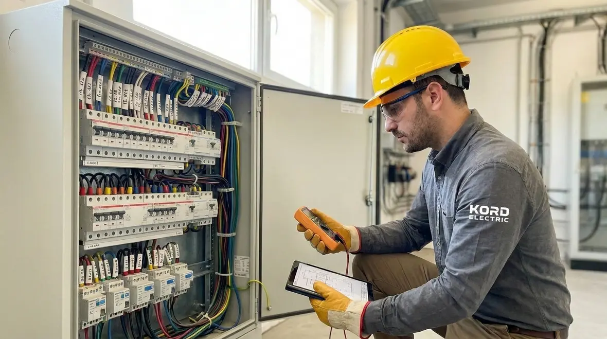 Commercial generator and transfer switchgear sized for real facility startup behavior