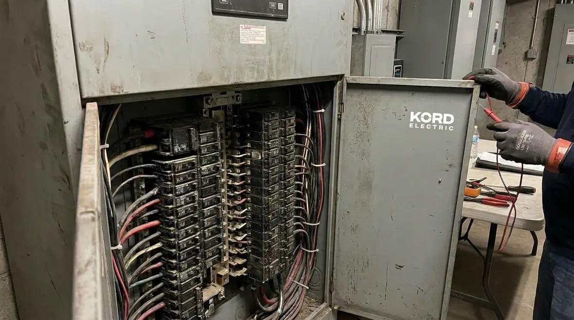 Engineer reviewing critical load planning and backup power sequences
