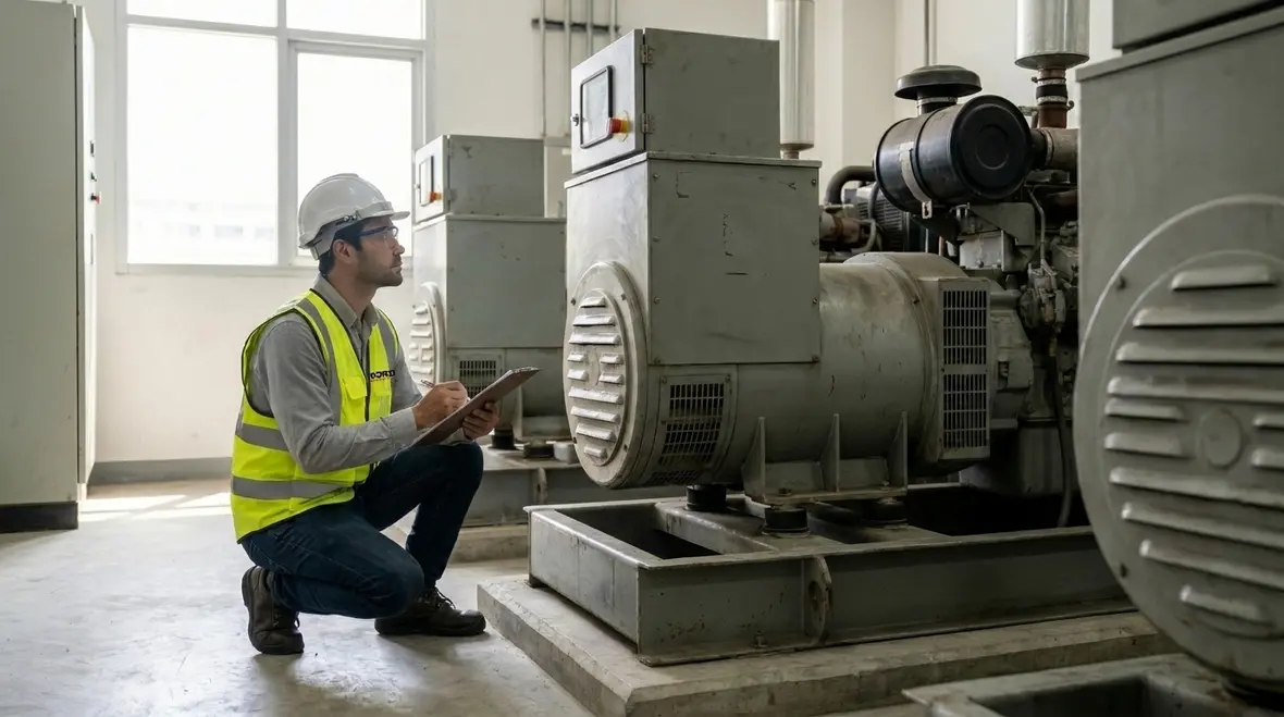 Commercial generator and transfer switchgear for reliable backup power