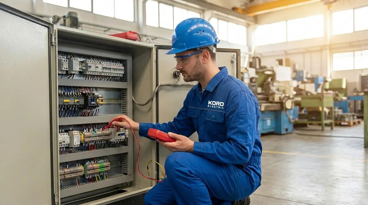 Industrial automation electrical safety review in a commercial facility