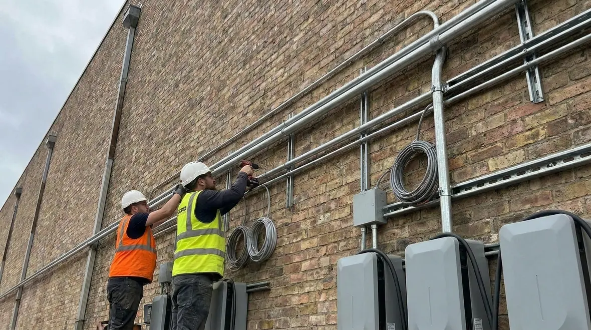 Site survey and layout planning for commercial EV fleet charging