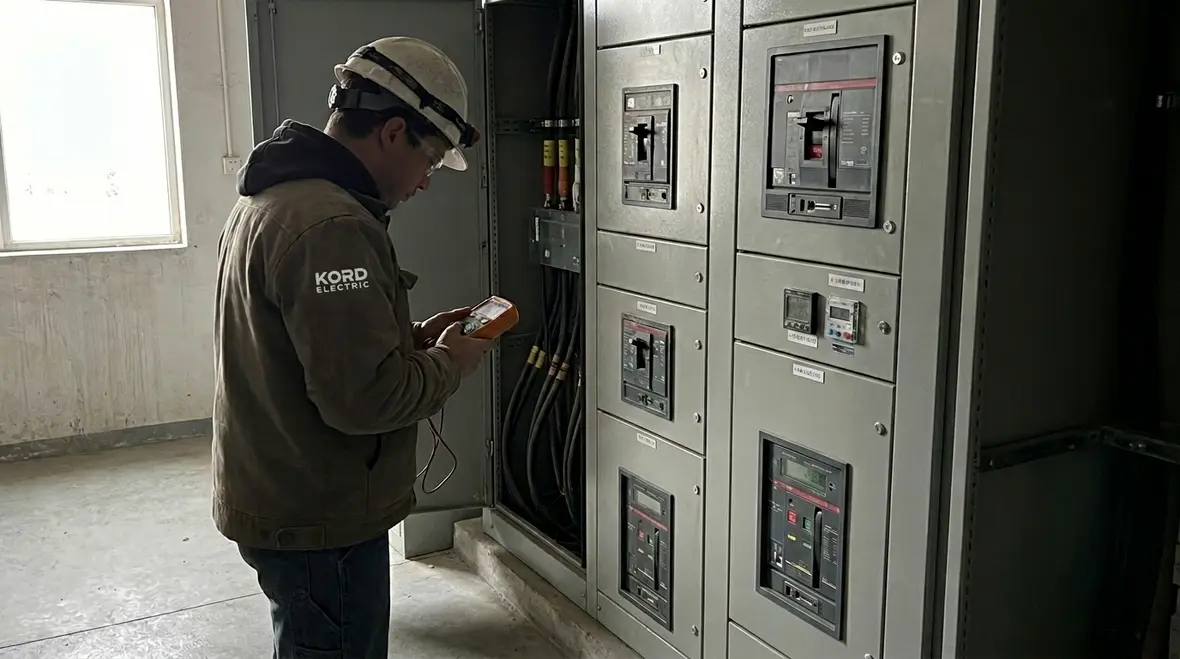 Commercial EV charging equipment installed with clean, reliable workmanship