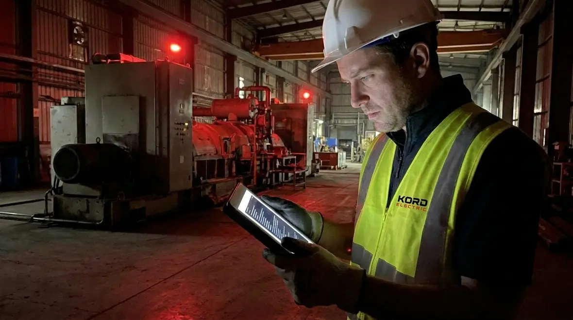 Commercial facility critical loads powered by backup generator during outage