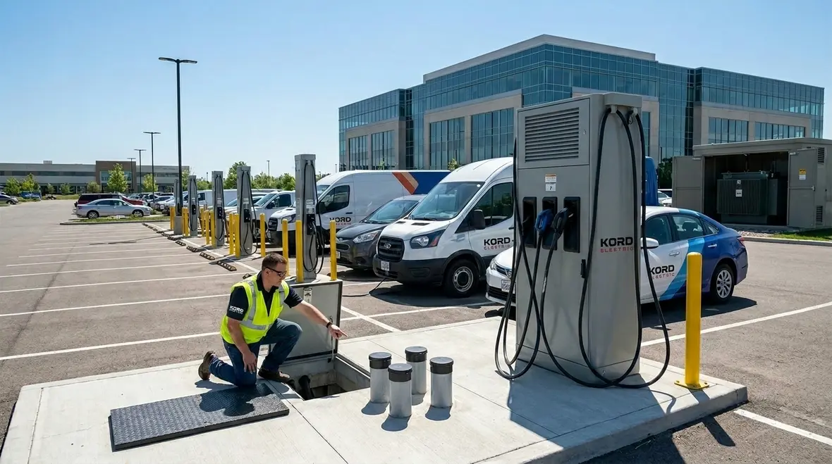 commercial electric vehicle charging infrastructure
