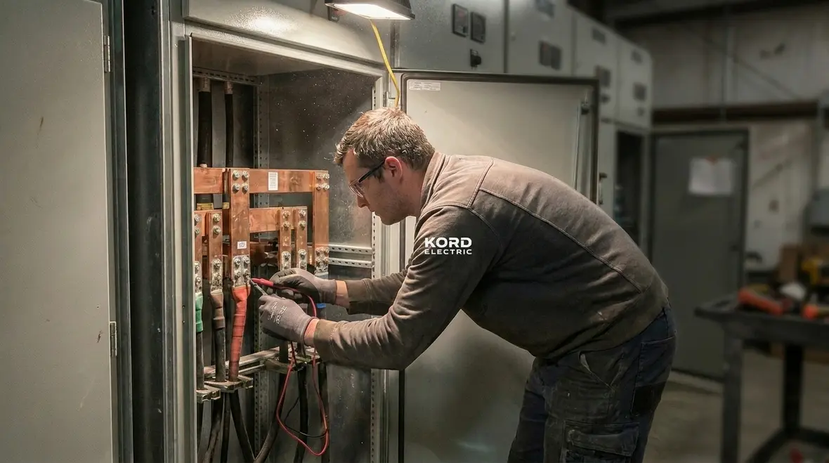 Inspection of commercial electrical panels and distribution equipment