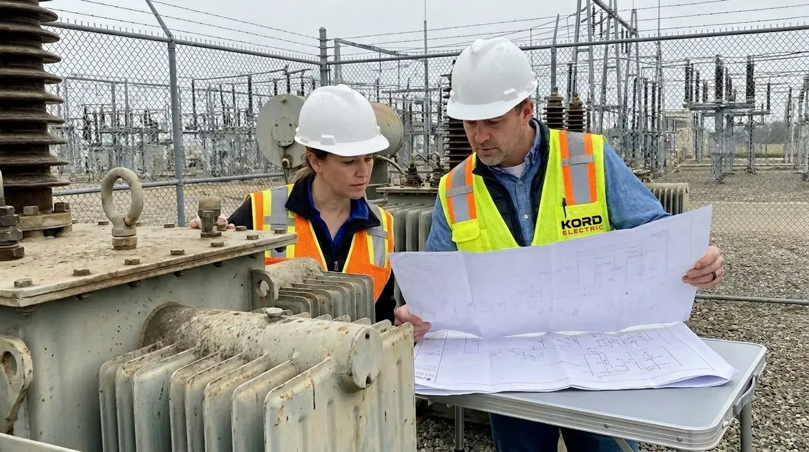 Commercial electrical distribution equipment serving critical business loads