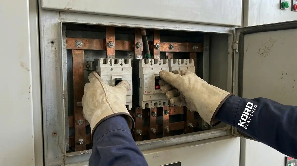 Balanced commercial electrical panel after circuit reconfiguration