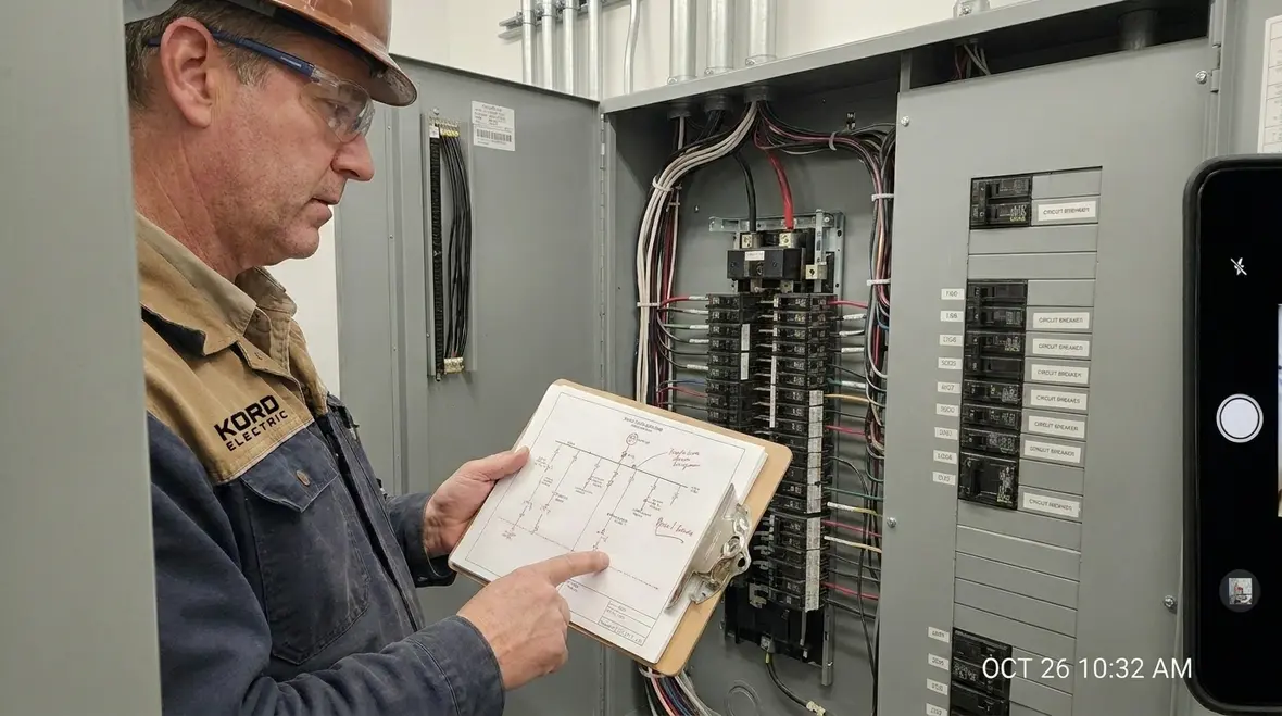 Redundant power distribution design diagram for critical loads