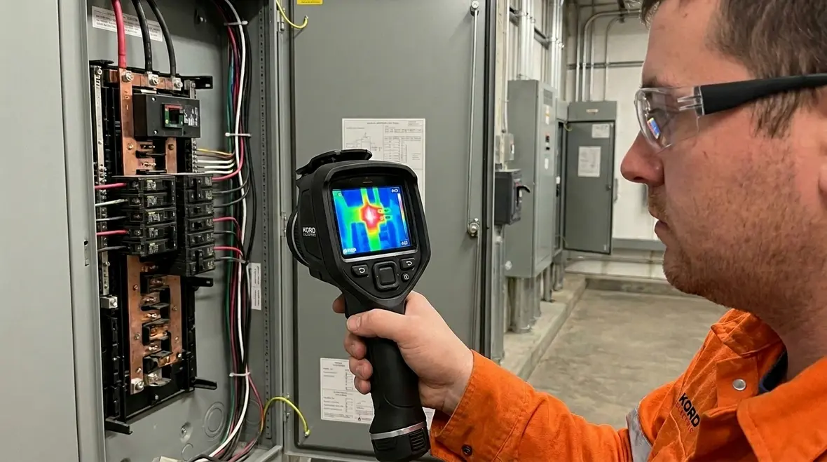 commercial electrical panel thermal imaging