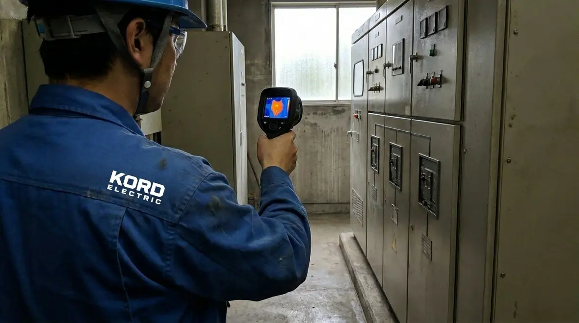 Thermal scanning inspection on commercial switchgear