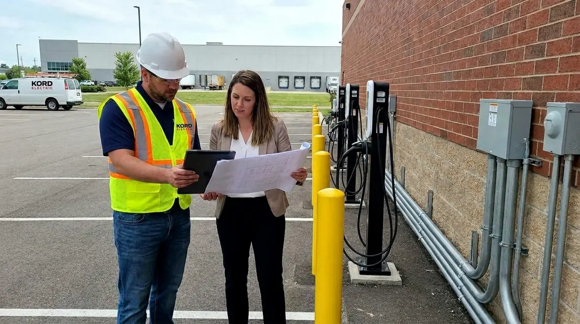 commercial ev charging infrastructure design