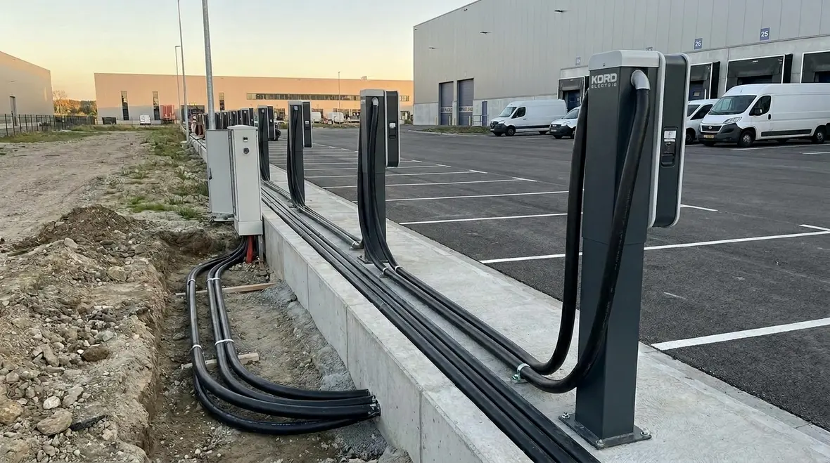 commercial ev charging infrastructure design