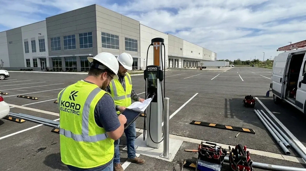 commercial ev charging installation