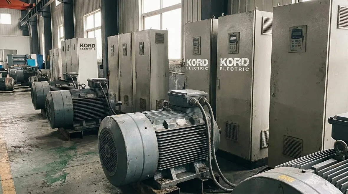Industrial electrical room with distribution equipment experiencing power quality issues