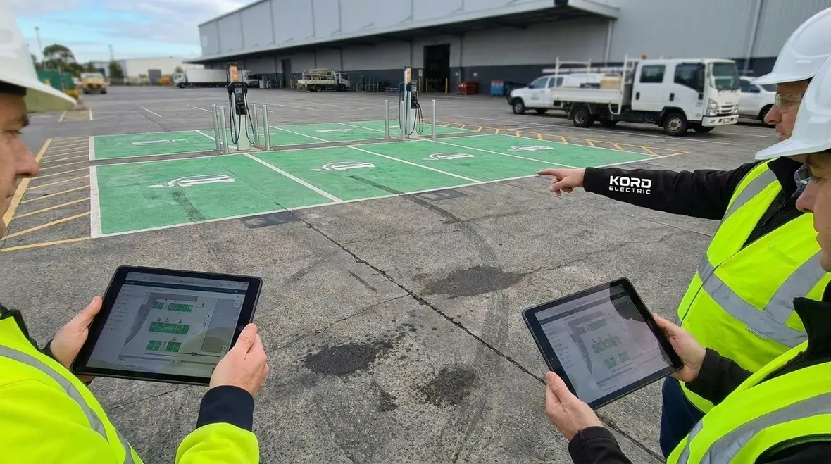 Commercial EV charging site planning and layout review