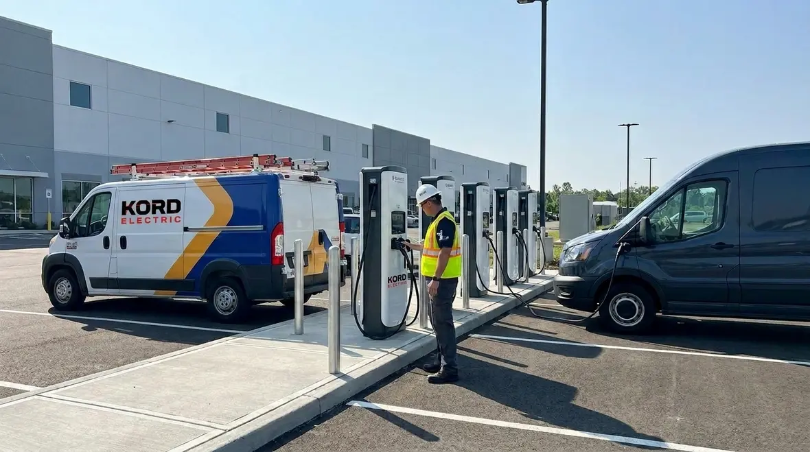commercial ev charging station installation
