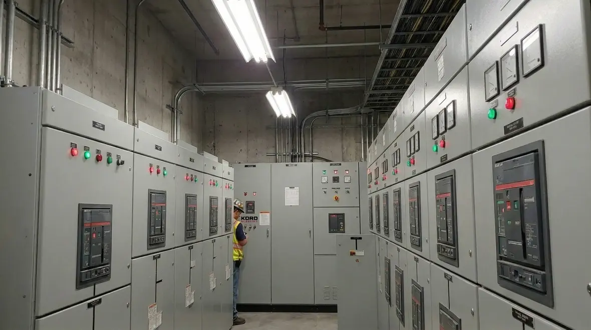 Switchgear and electrical panels supporting commercial EV chargers