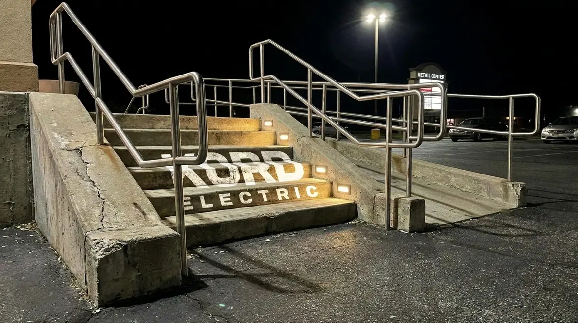 Protected commercial landscape lighting wiring and junctions