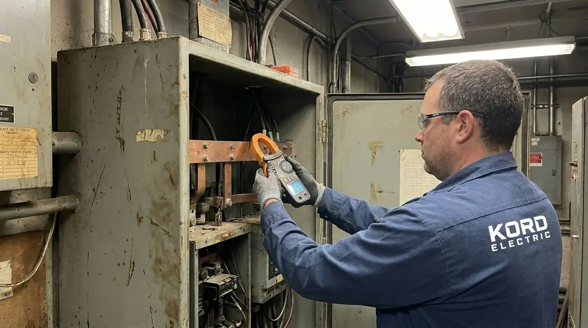 Industrial facility load mapping and electrical distribution review