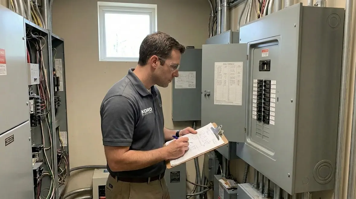 Mapped commercial facility changes for electrical expansion planning
