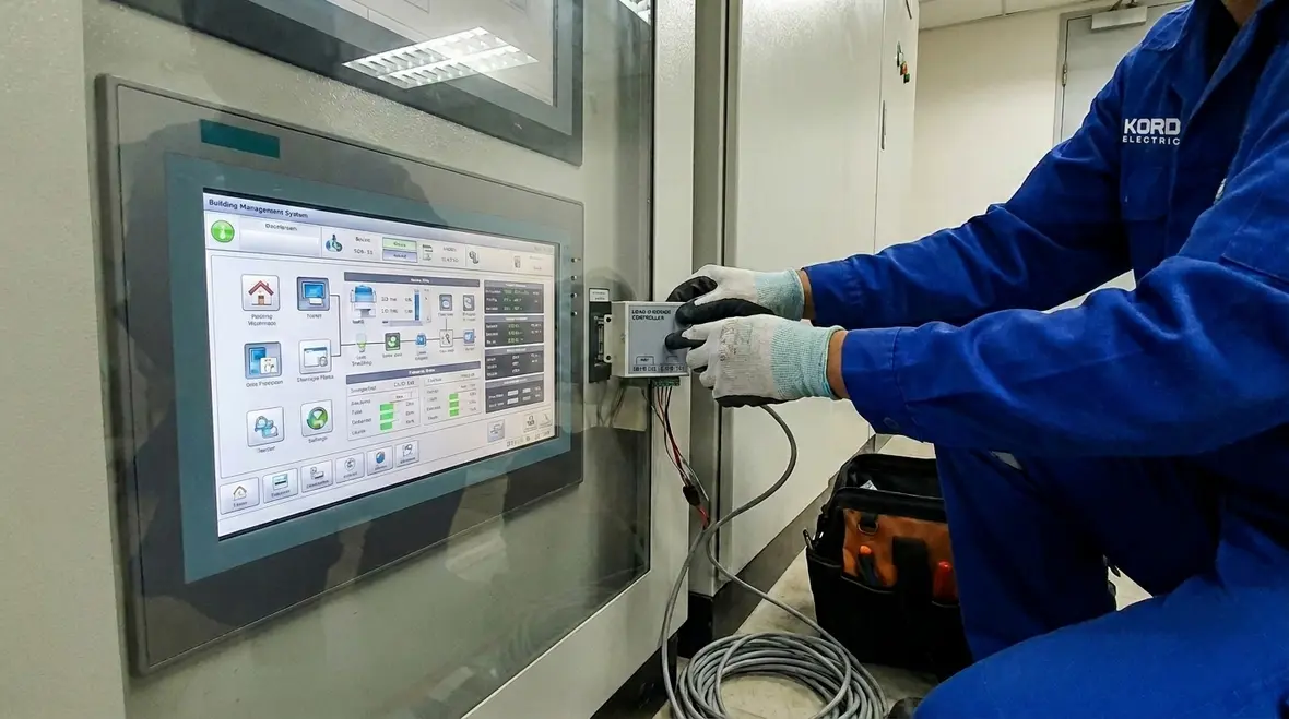 Commercial load shedding control panel integrated with building systems