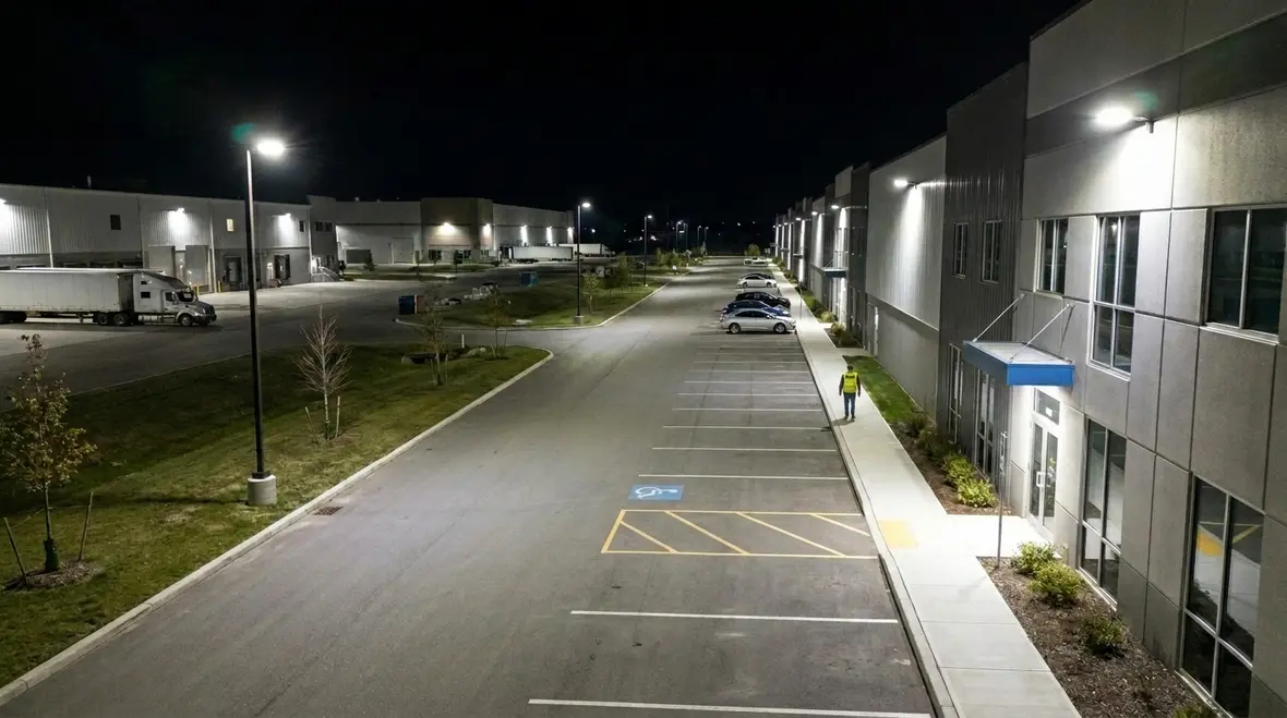 commercial outdoor lighting safety