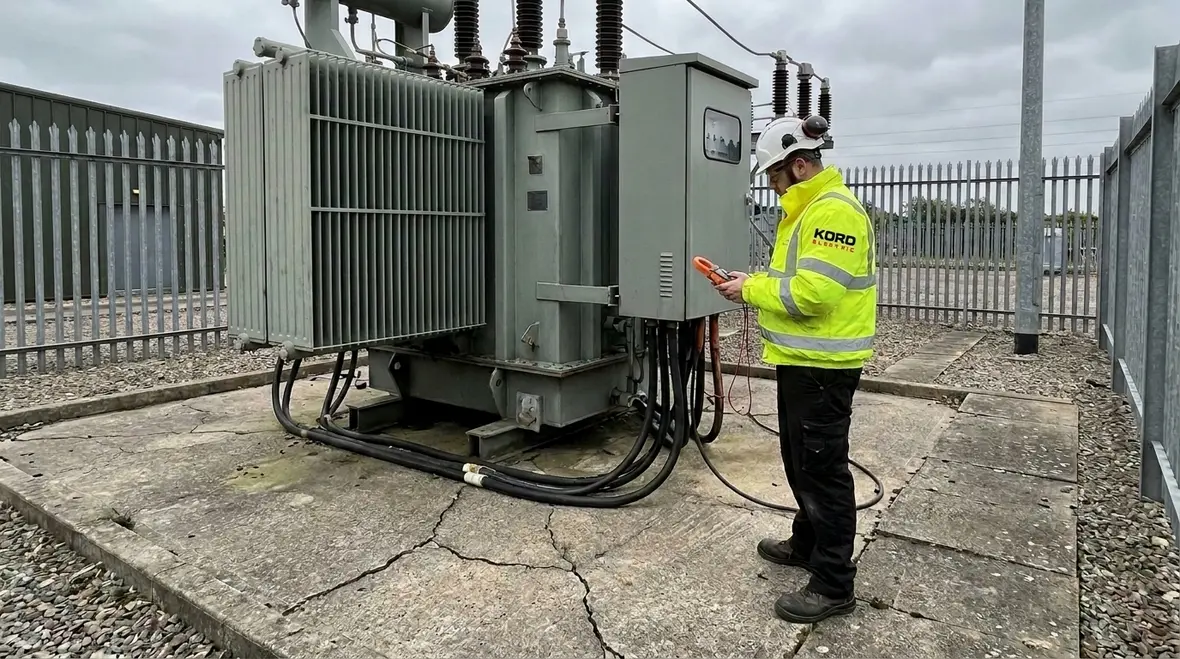 Analyzing voltage fluctuations in a commercial and industrial facility