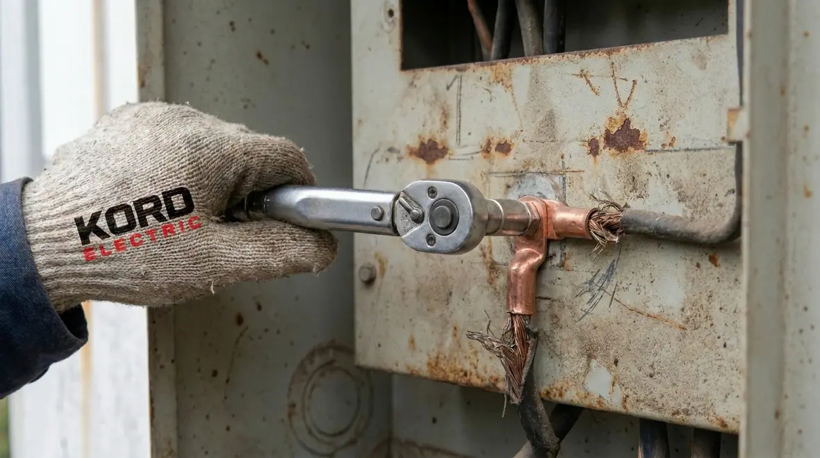 Industrial switchgear where voltage fluctuation causes are diagnosed