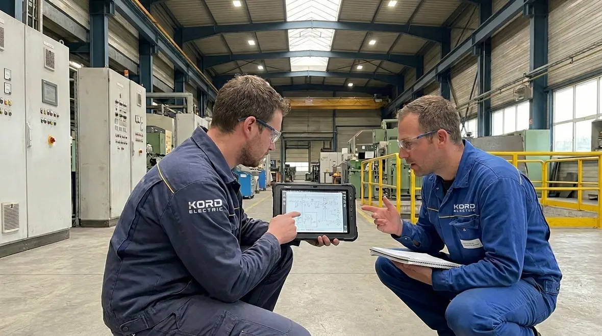 Planned electrical diagnostics coordinated around commercial facility operations