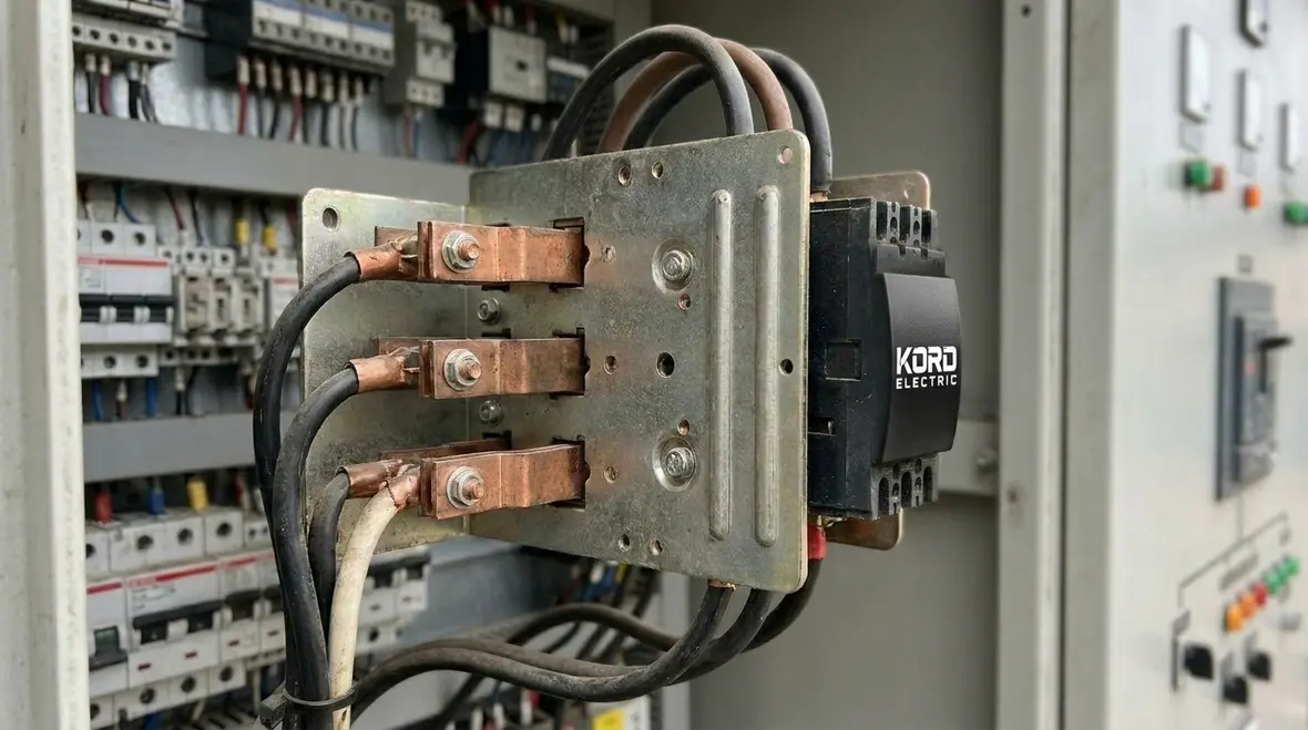 Commercial facility with emergency backup power system online during grid outage