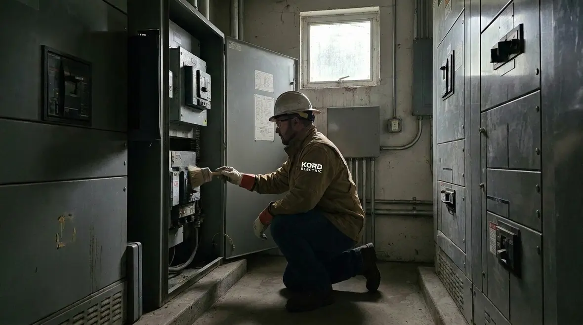 Industrial switchgear and transfer controls prepared for emergency power events