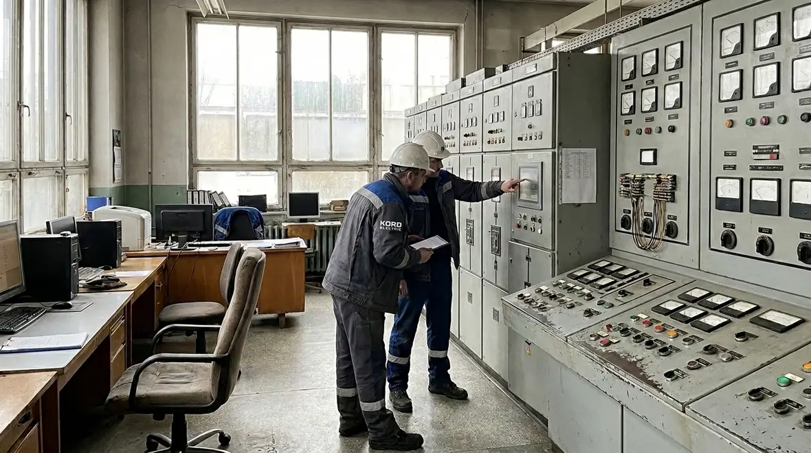 Critical facility power redundancy overview in a commercial electrical room