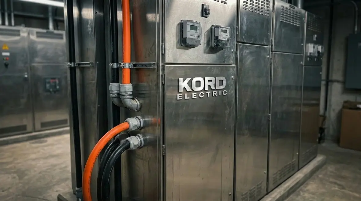 Phased commercial EV charging layout across multiple buildings