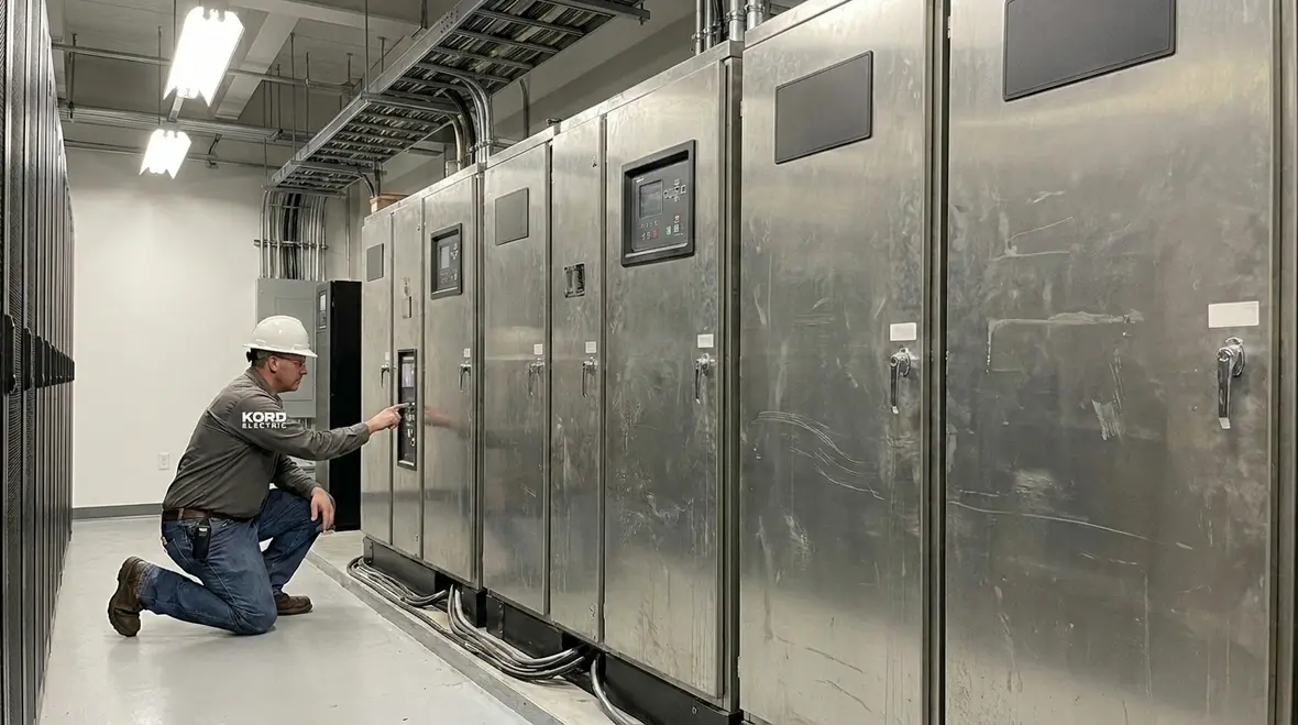 Redundant power layers in a commercial data center