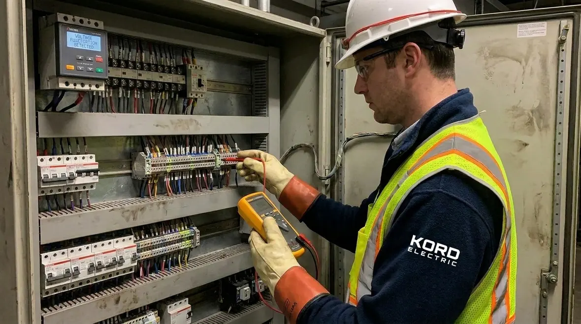 Monitoring voltage fluctuations and power quality in a data center