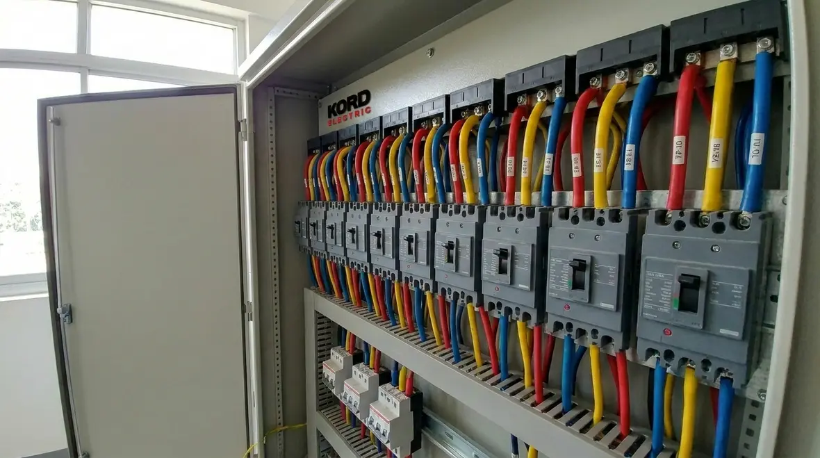 Balanced three phase commercial electrical distribution keeping facility systems stable