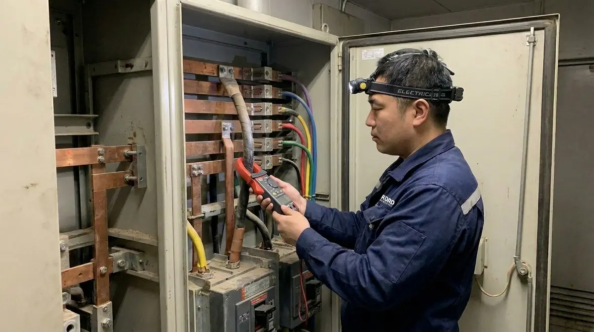 Balanced electrical load across data center panels