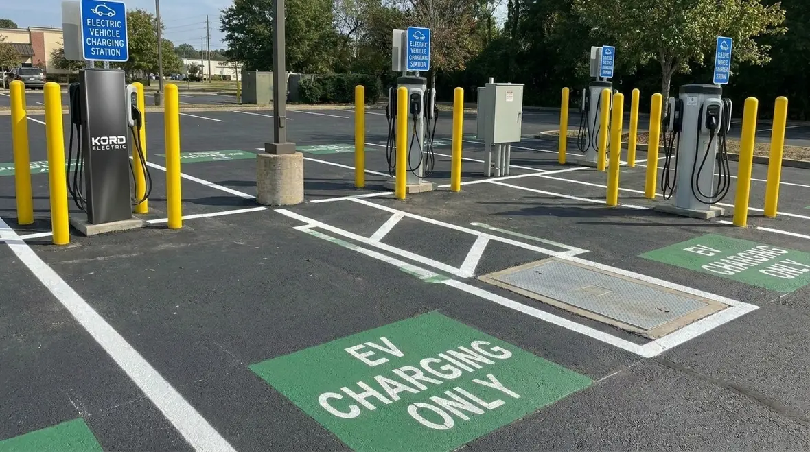 Commercial-grade conduit, wiring, and grounding for EV fleet charging