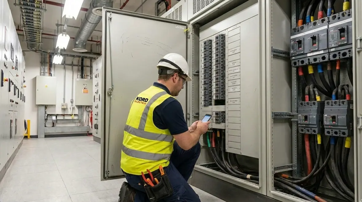Commercial electrical infrastructure disaster recovery plan review