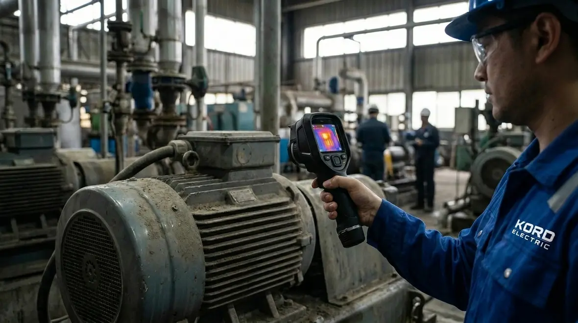 Inspecting electrical panels and switchgear during an infrastructure review