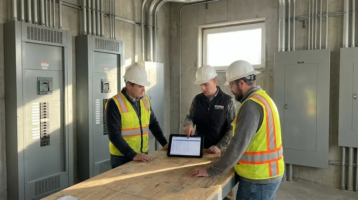 Electrical load balancing strategy applied across panels and feeders