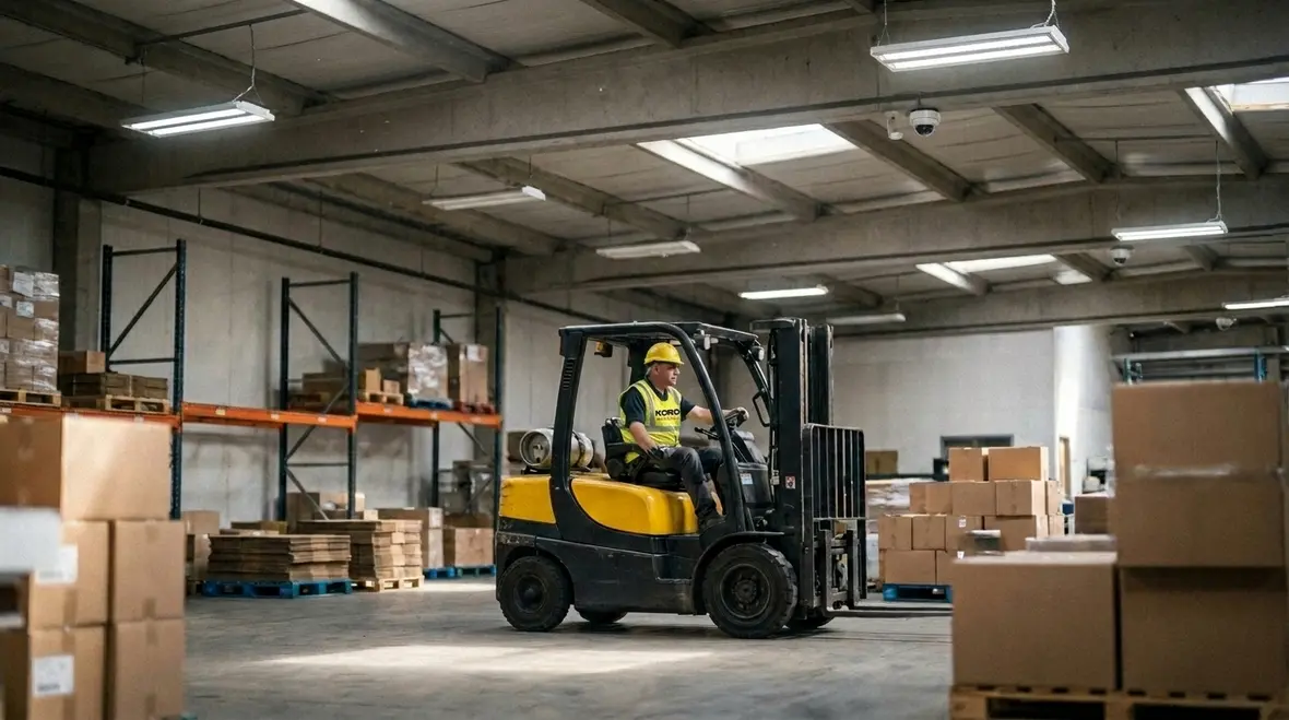 Office and warehouse lighting zones optimized for energy savings