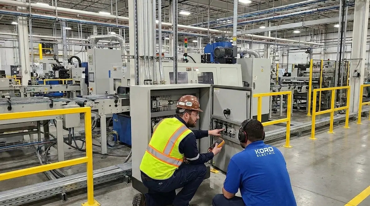 electrical maintenance for manufacturing safety