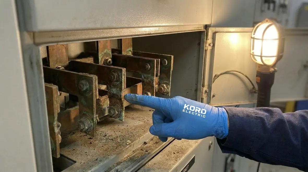 Commercial electrical panel load management for preventing downtime