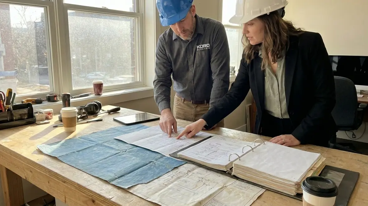 Electrical maintenance plan and building one-line diagram review