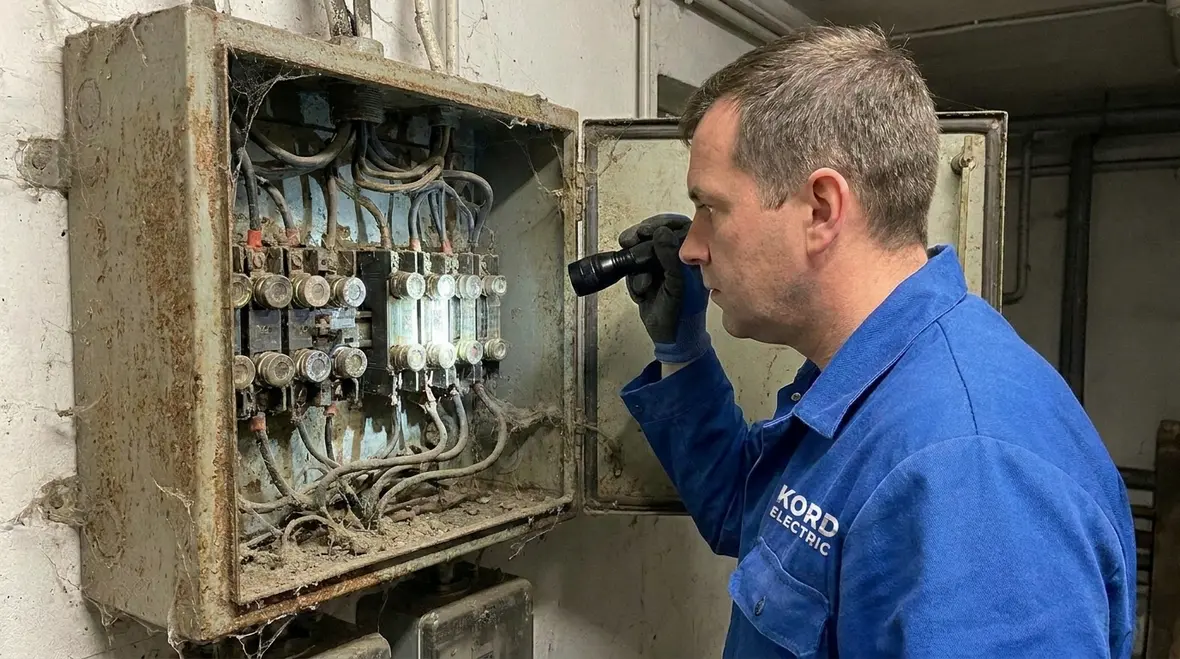 Inspecting protective devices and wiring in an industrial facility