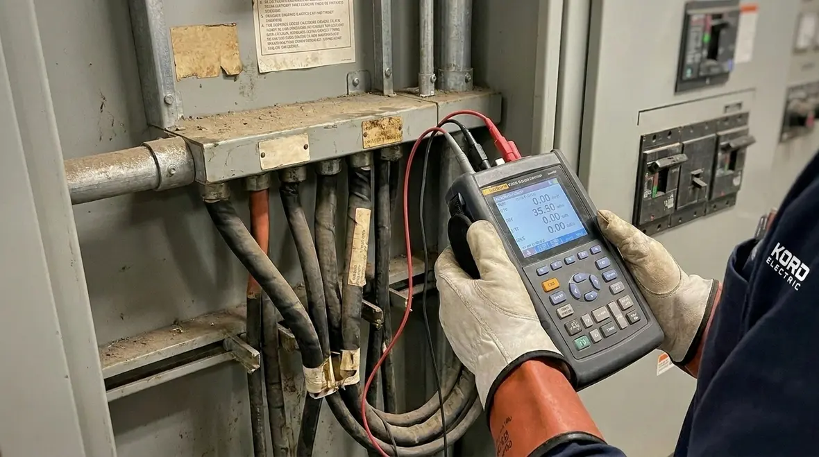 Power quality testing to prevent factory downtime