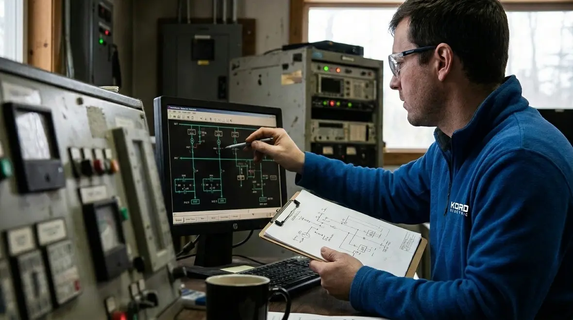 Layered electrical protection devices and switchgear for outage readiness